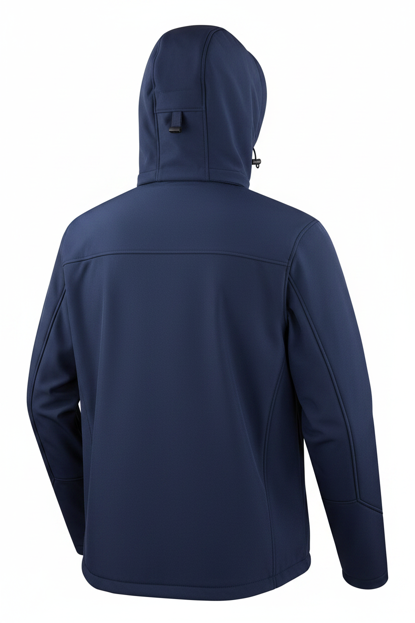 Veste softshell marine - dos