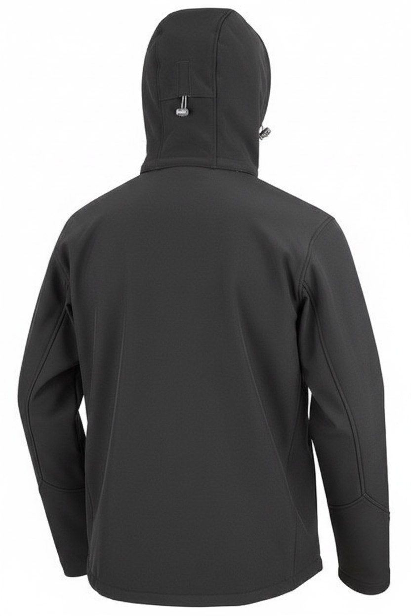 Veste softshell noire - dos